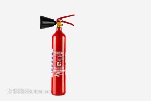 守护生命之光 聚焦灭火器侧面静物摄影中的消防器材之美